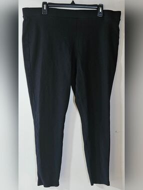 XXL Woman's A.N.A ( A New Approach )  Skinny Leg Dress Pants - Black